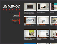 Tablet Screenshot of anexdesign.com